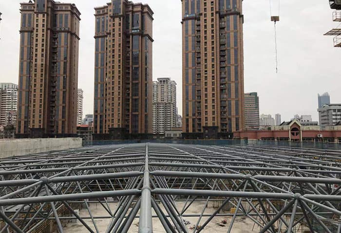 甘肃水泥厂网架安装